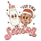 Retro Tis The Season DTF TRANSFER or UV DTF STICKER