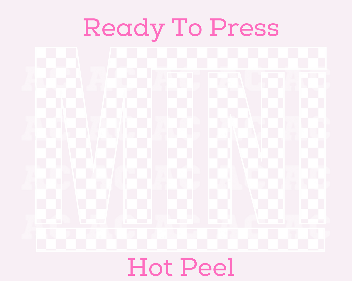 Vans Mini (White) DTF TRANSFER or UV DTF STICKER DECAL
