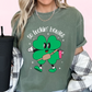 So Luckin' Boujee Clover(White) St. Patrick's Day DTF TRANSFER or UV DTF STICKER DECAL