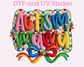 Autism Mama Autism Awareness DTF TRANSFER or UV