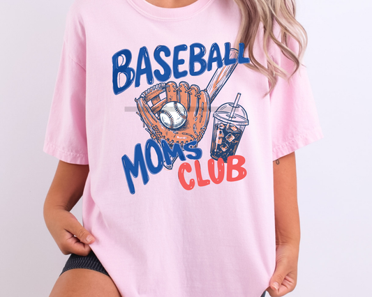 Baseball Mom Club DTF TRANSFER