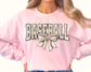 Faux Yarn Baseball Bow DTF TRANSFER or UV DTF STICKER