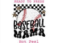 Baseball Mama Leopard Stars Baseball Mom DTF TRANSFER or UV DTF STICKER