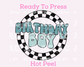 Birthday Boy (Distressed) DTF TRANSFER or UV DTF STICKER DECAL