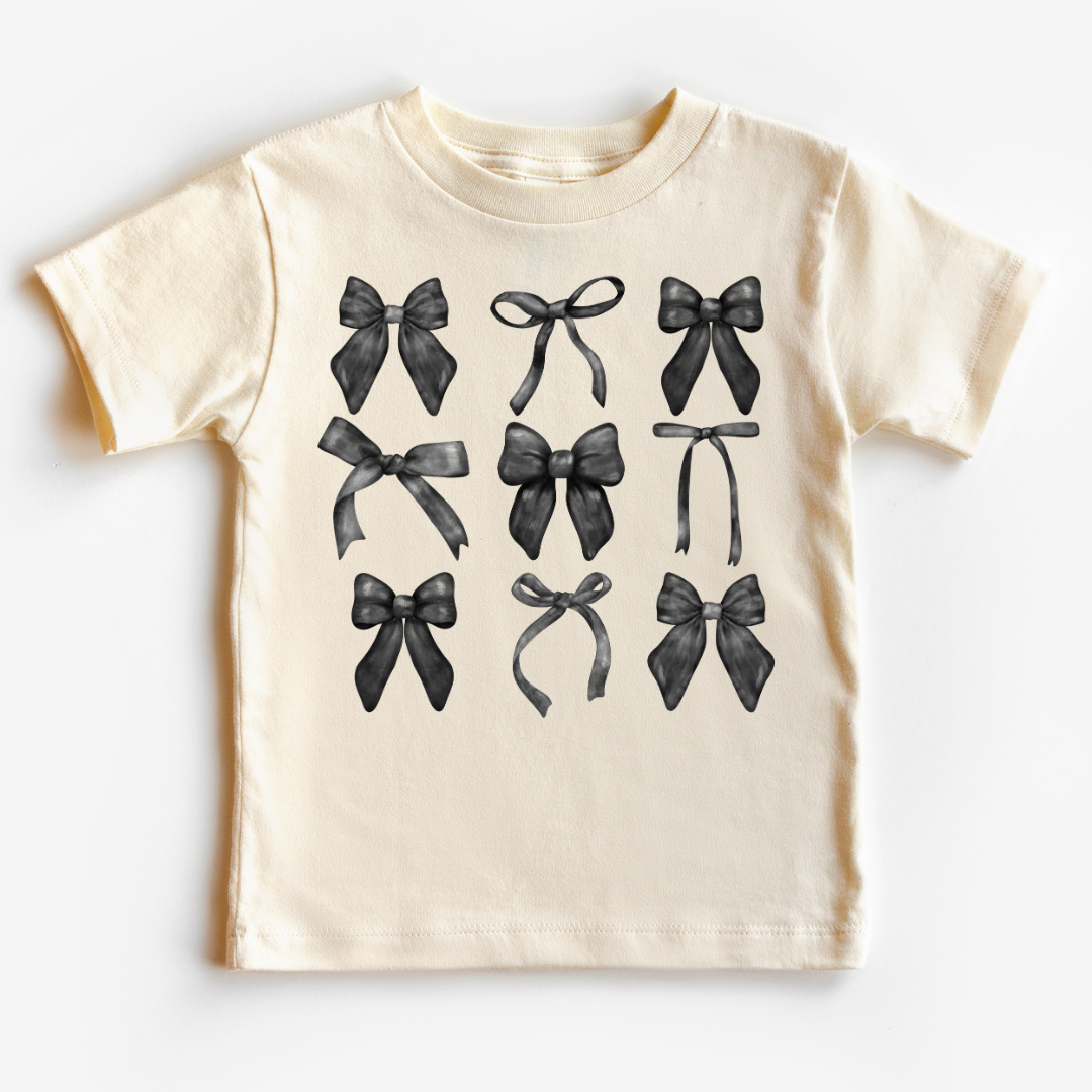 Black Coquette Bow Collage Trendy DTF TRANSFER or UV DTF STICKER DECAL