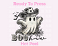 BOOhaw Cowboy Ghost Western Halloween DTF TRANSFER