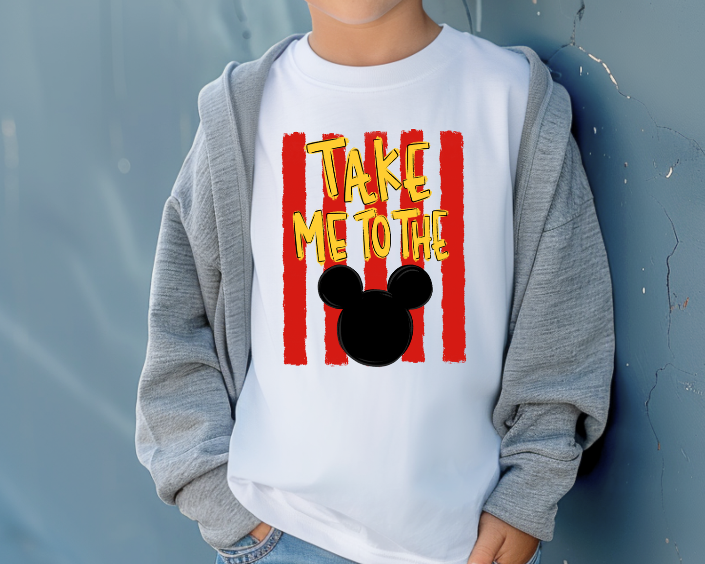 Magical Take me to the Mouse Boy DTF TRANSFER UV DTF STICKER