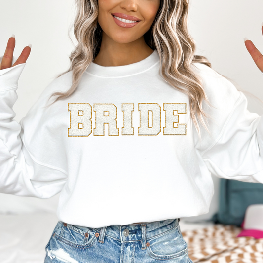 Chenille Letter  Bride - Shirt