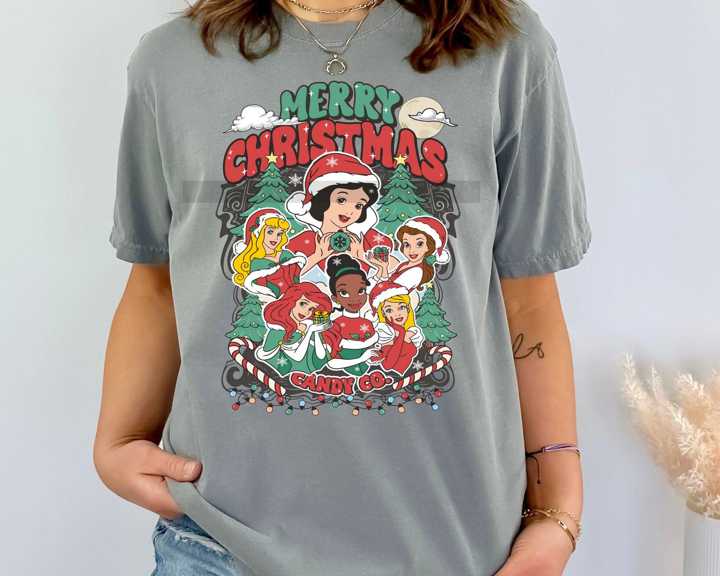 Magical Princess Candy Co Christmas DTF TRANSFER or UV DTF STICKER