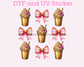 Coffee and Bow DTF TRANSFER