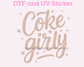 Coke Girly DTF TRANSFER