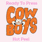 Cowboys (Orange) DTF TRANSFER or UV DTF STICKER