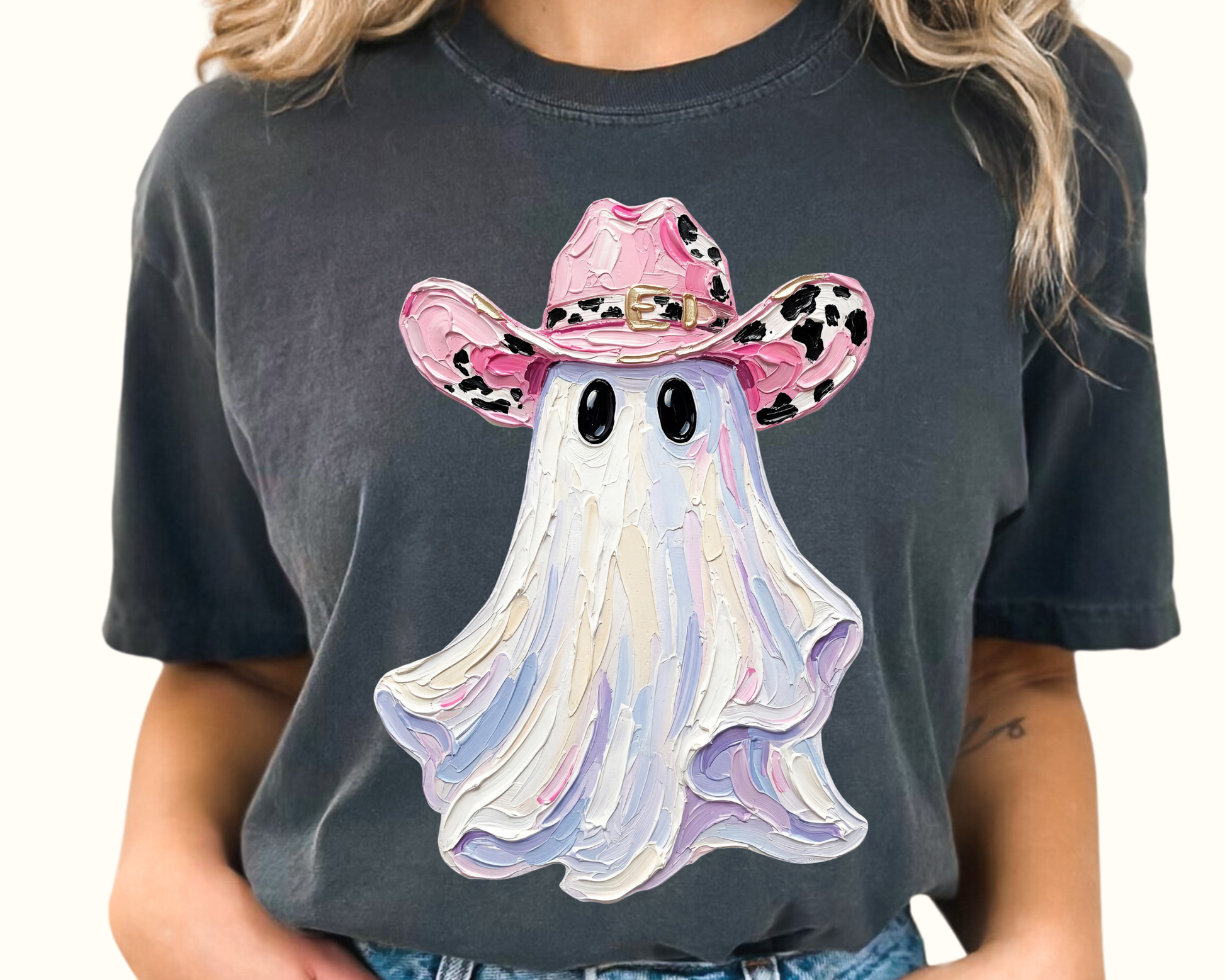 Ghost Western Halloween DTF TRANSFER