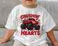 Crushin' Hearts Boy Valentine's Day DTF TRANSFER or UV DTF STICKER