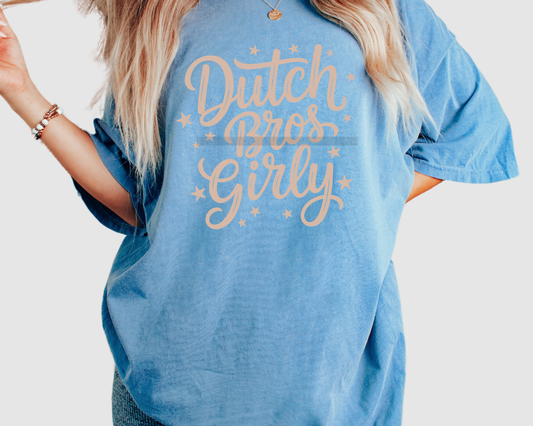 Dutch Bros Girly DTF TRANSFER
