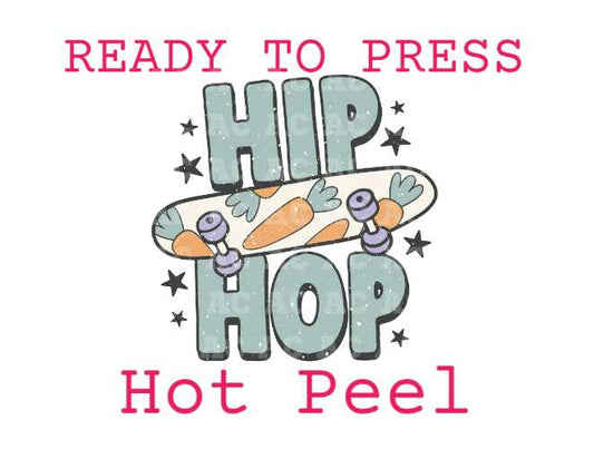 Hip Hop Skateboard Boy (Distressed) Easter DTF TRANSFER or UV DTF STICKER or UV DTF STICKER