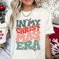 Retro In My Christmas Era Christmas DTF TRANSFER  or UV DTF STICKER