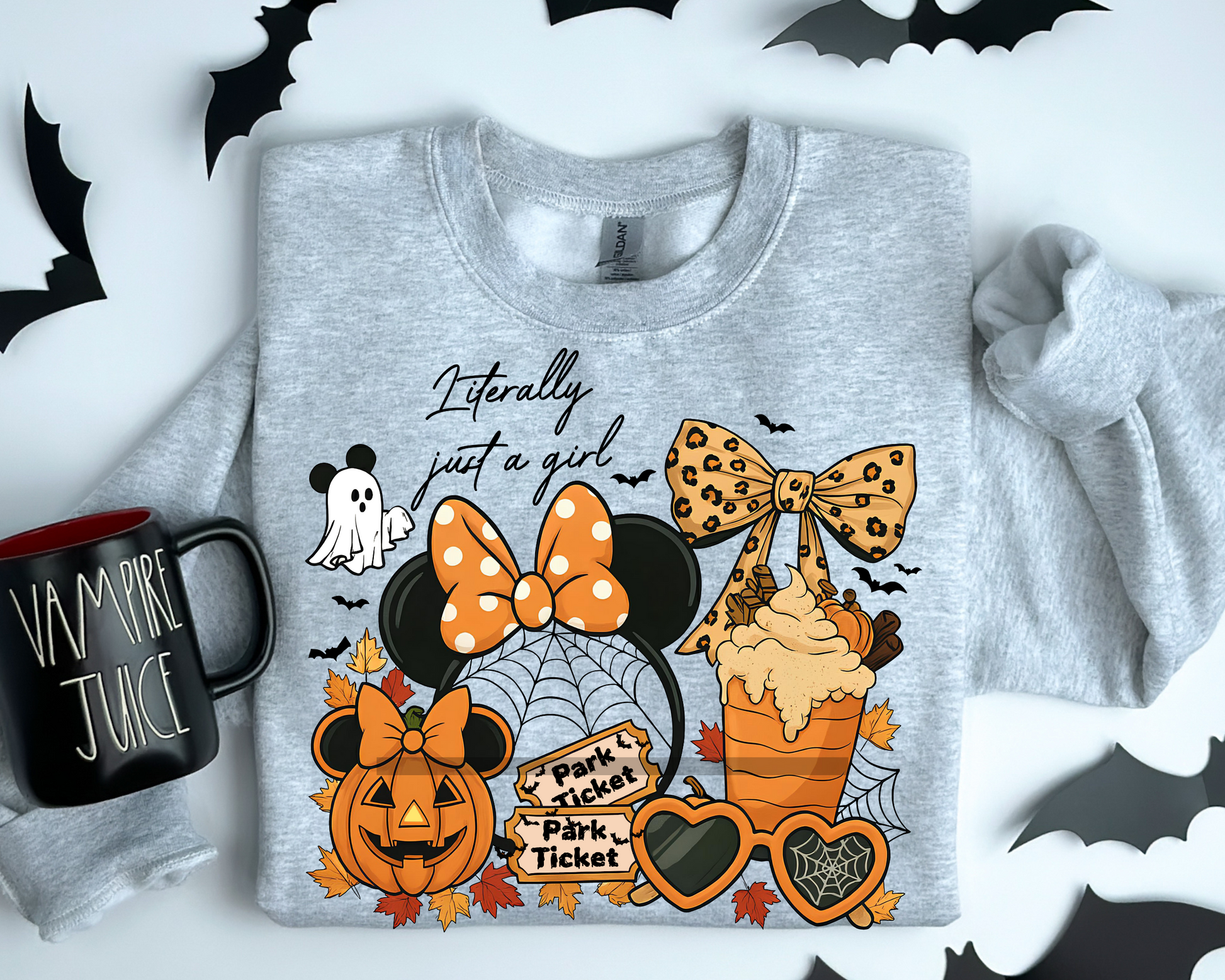 Magical Halloween Fall Just a girl DTF TRANSFER or UV DTF STICKER