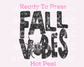 Fall Vibes Spider (Distressed) DTF TRANSFER or UV DTF STICKER DECAL