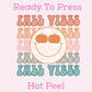 Happy Fall Vibes DTF TRANSFER or UV DTF STICKER DECAL