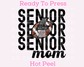 Senior Football Mom (Faux Embroidery) Football DTF TRANSFER or UV DTF STICKER DECAL