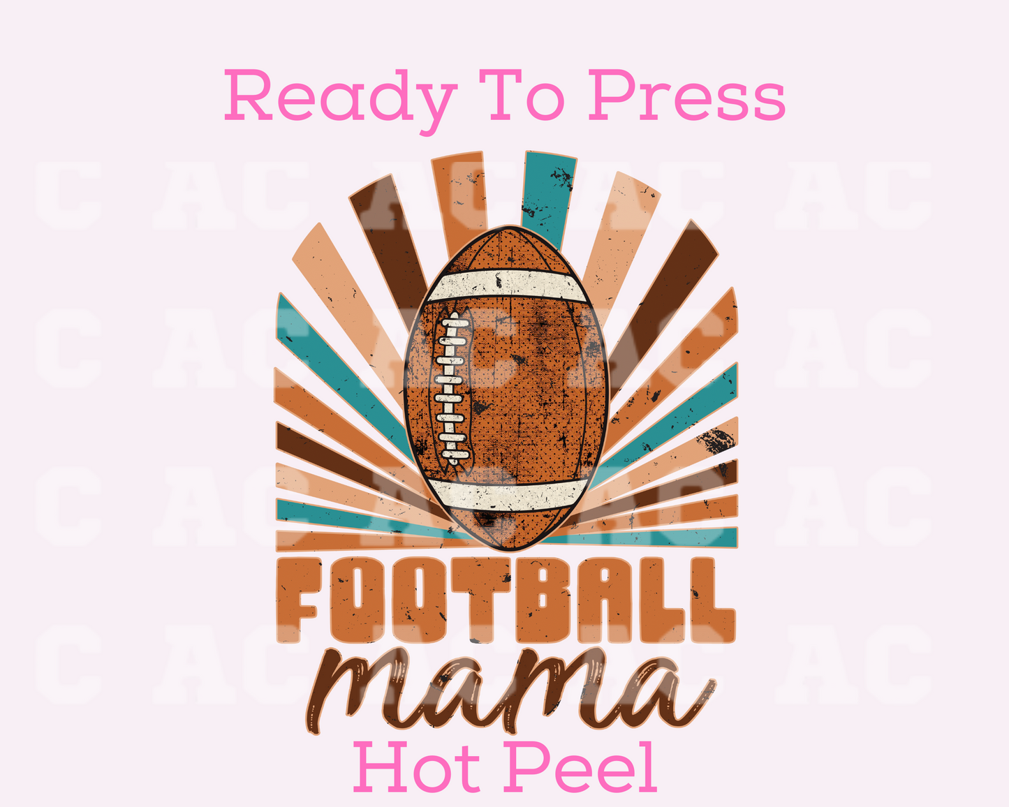 Boho Football Mama DTF TRANSFER