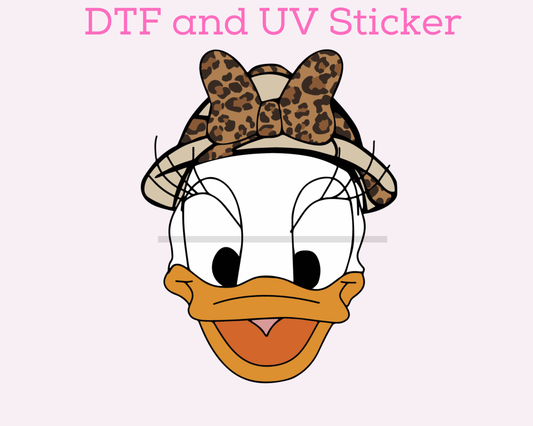 Magical Girl Duck DTF TRANSFER or UV DTF STICKER