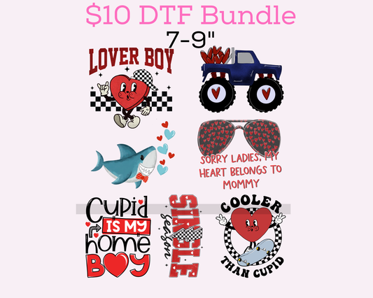 $10 Valentines Bundle #2 BOY DTF Transfer