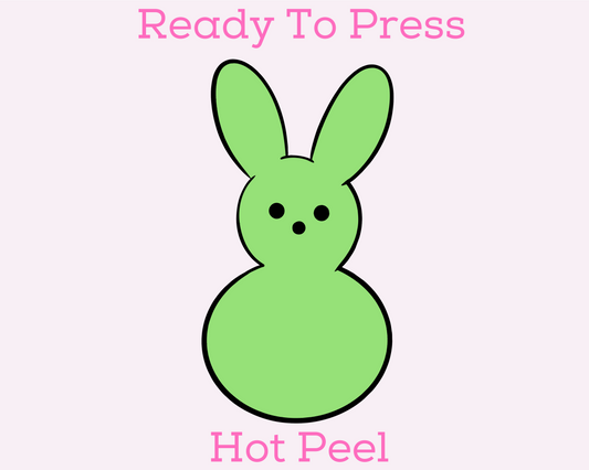 Green Peep Easter DTF TRANSFER or UV DTF STICKER or UV DTF STICKER