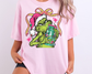 Green Man with Drink DTF TRANSFER or UV DTF STICKER