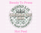 Griswold & Co. Christmas Tree Farm (Cream) Christmas DTF TRANSFER  or UV DTF STICKER