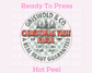 Griswold & Co. Christmas Tree Farm (Red) Christmas DTF TRANSFER  or UV DTF STICKER