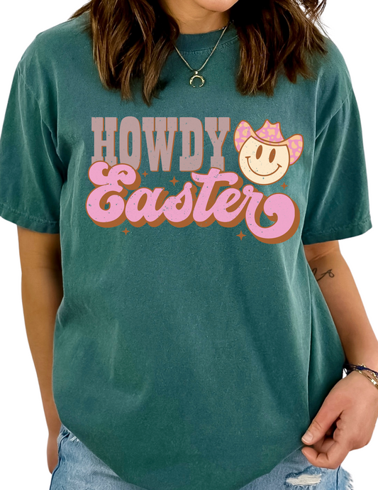 Howdy Easter Western DTF TRANSFER or UV DTF STICKER