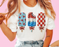 Patriotic Popsicle 4th of July DTF TRANSFER