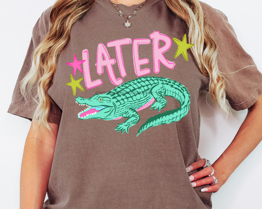 Later Alligator DTF TRANSFER or UV DTF STICKER