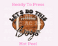 Let's Do This Boys Football DTF TRANSFER or UV DTF STICKER DECAL