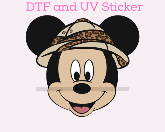 Magical Boy Mouse DTF TRANSFER or UV DTF STICKER
