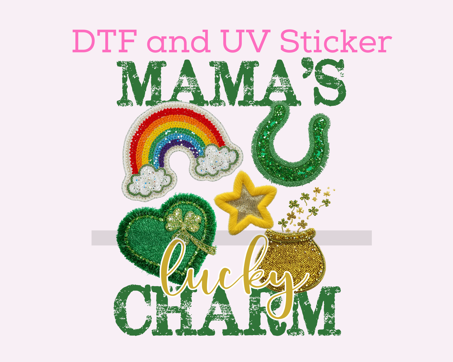 Queen of Mardi, Mardi Gras DTF TRANSFER or UV DTF STICKER DECAL