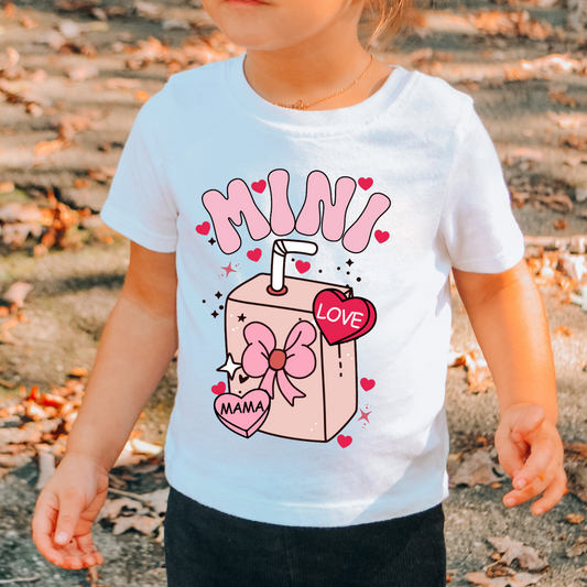 Mini Valentine's Juice Box Valentines Day DTF TRANSFER