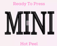 MINI Mini DTF TRANSFER or UV DTF STICKER DECAL