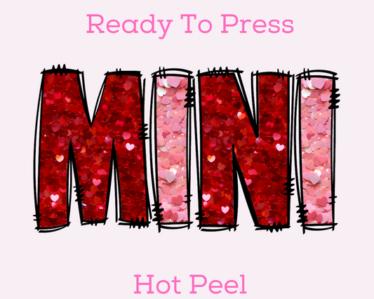 Mini Valentines Day DTF TRANSFER or UV DTF STICKER