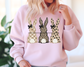 3 Neutral Bunny Easter DTF TRANSFER or UV DTF STICKER