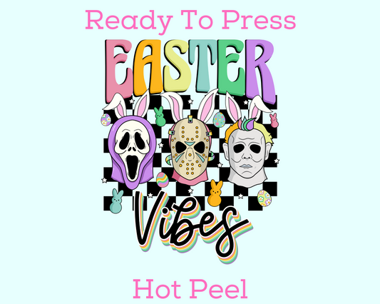 Killer Easter Vibes Easter DTF TRANSFER or UV DTF STICKER or UV DTF STICKER