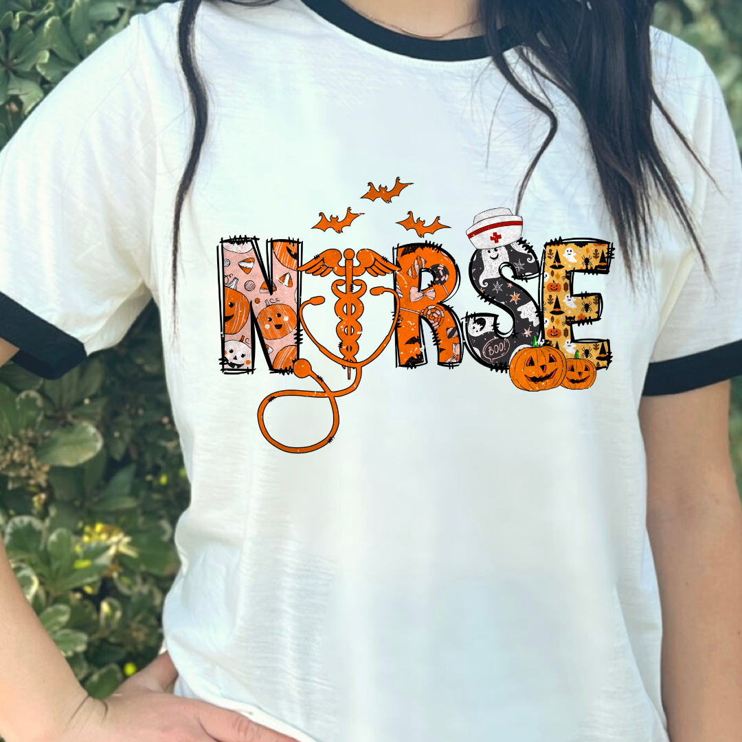 Spooky Nurse DTF TRANSFER or UV DTF STICKER DECAL