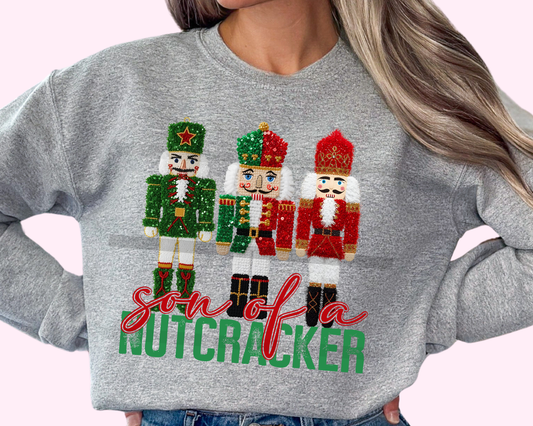 Son of a Nutcracker Christmas DTF TRANSFER  or UV DTF STICKER