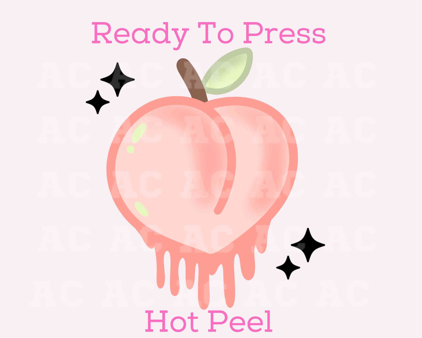 Peachy DTF TRANSFER or UV DTF STICKER