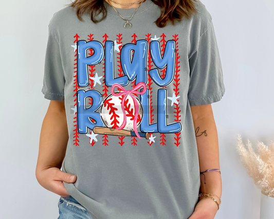 Play Ball Baseball DTF TRANSFER