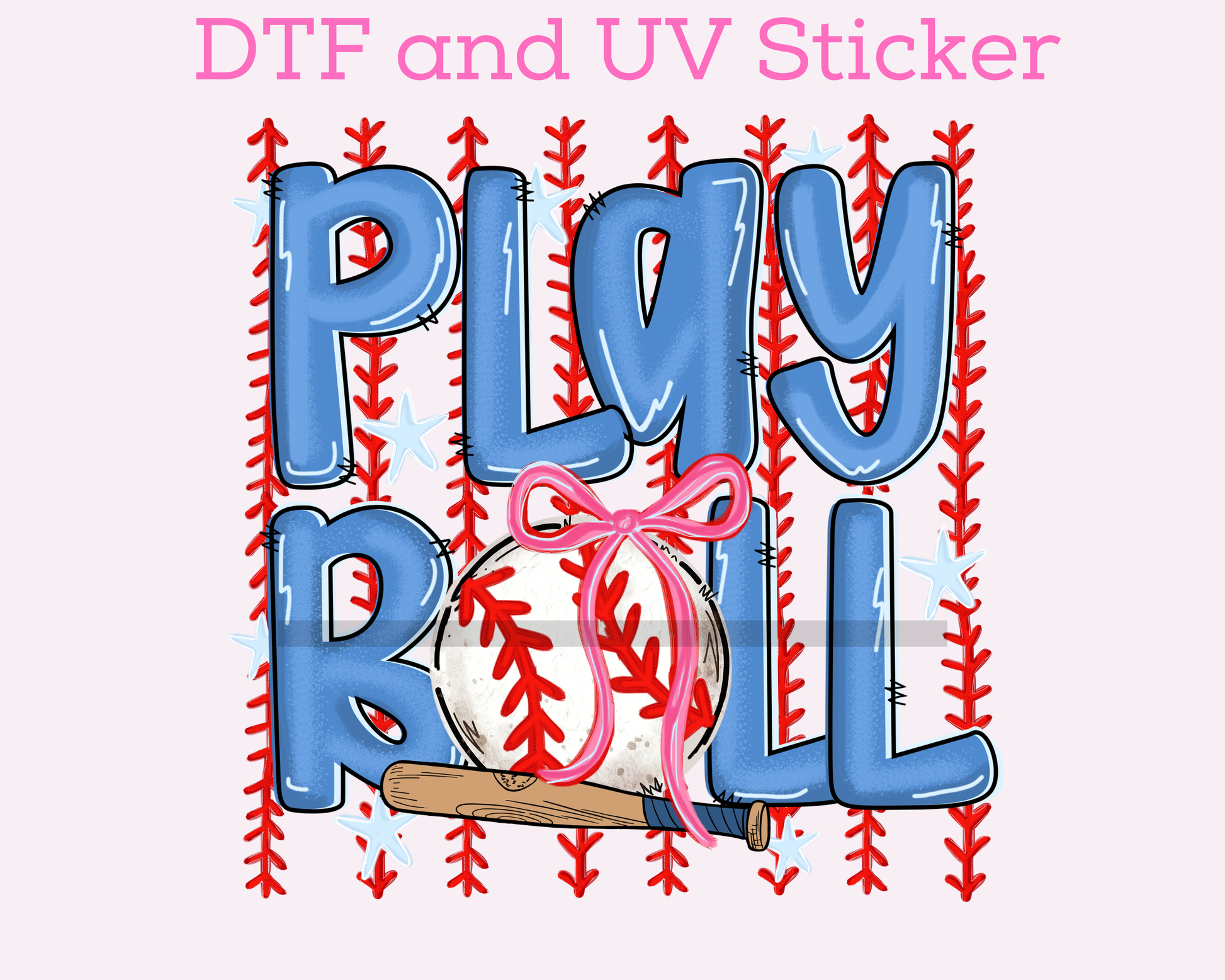 Play Ball Baseball DTF TRANSFER