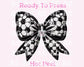 Soccer Bow Dtf Transfer