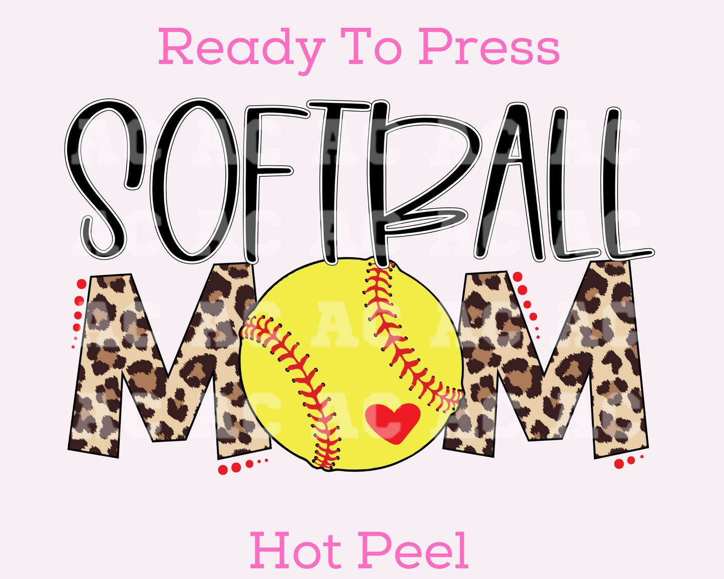 Softball Mom DTF TRANSFER